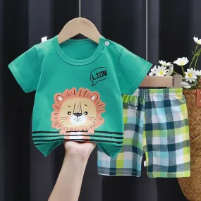 2 Pcs Boys Pajama Sets 6-12M 425145
