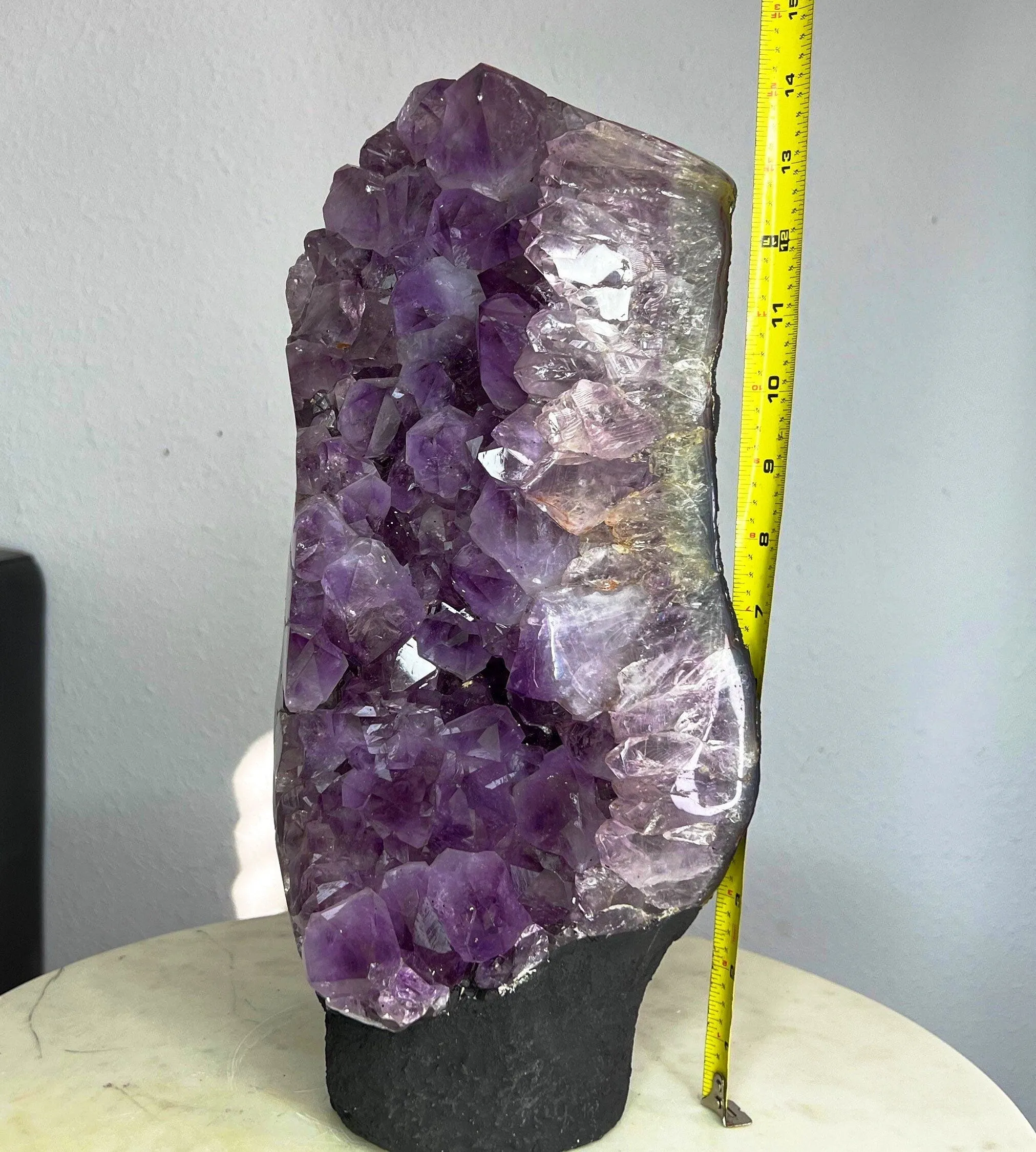 20lb 15oz Amethyst Crystal Cluster from Brazil over 13in tall