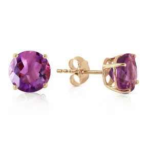 3.1 Carat 14K Solid Yellow Gold No Discord Amethyst Earrings 3.1 Carat 14K Solid Yellow Gold No Discord Amethyst Earrings