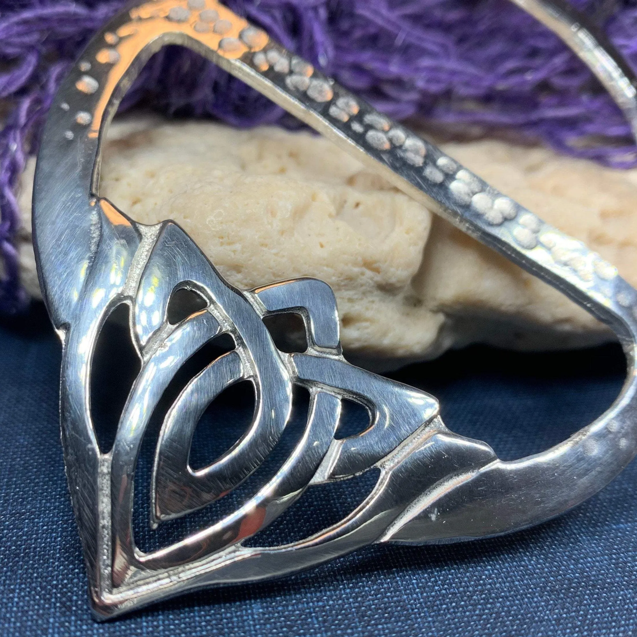Adaira Celtic Knot Scarf Ring