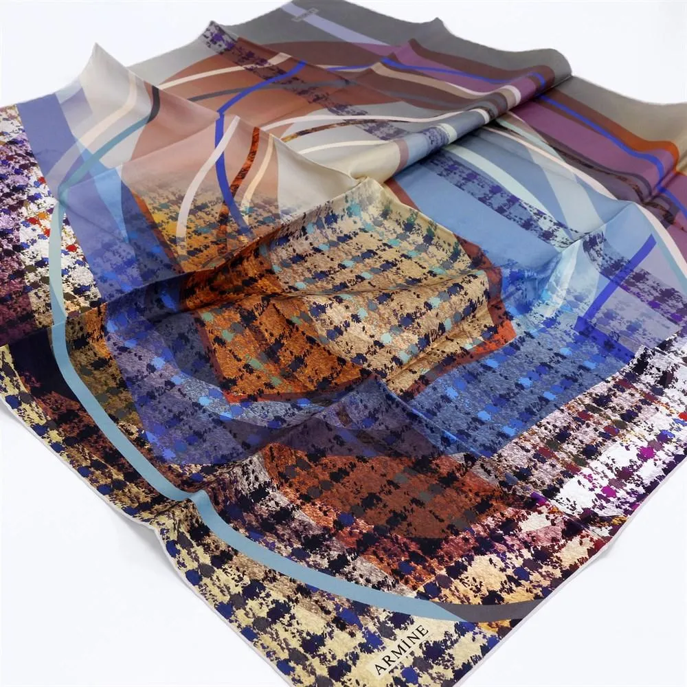 Armine Nevada Silk Twill Scarf No. 33