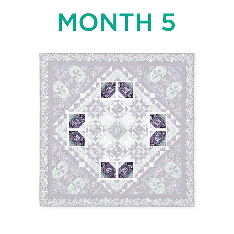 Aubergine Block of the Month