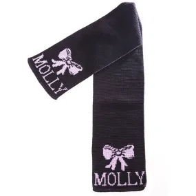 Bow Personalized Knit Scarf