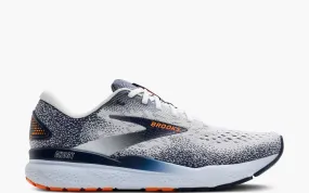 Brooks Men's Ghost 16 - White/Peacoat/Orange