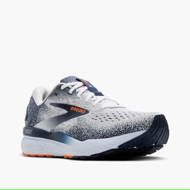 Brooks Men's Ghost 16 - White/Peacoat/Orange