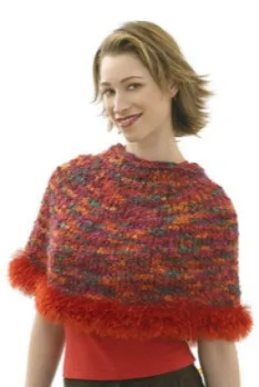 Capelet Hat Scarf and Wristlets Set Capelet Pattern Pattern (Knit)