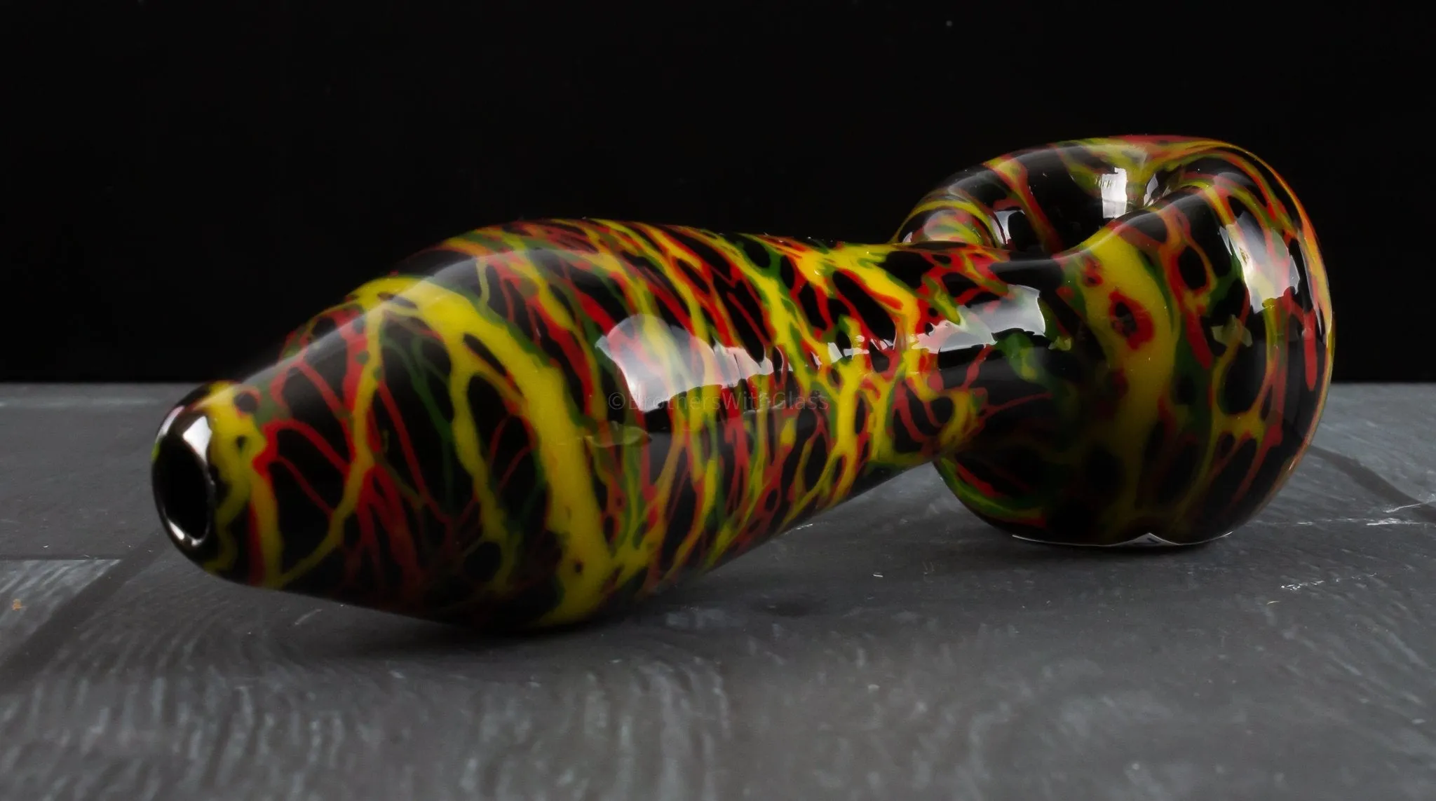 Chameleon Glass Granite Hand Pipe