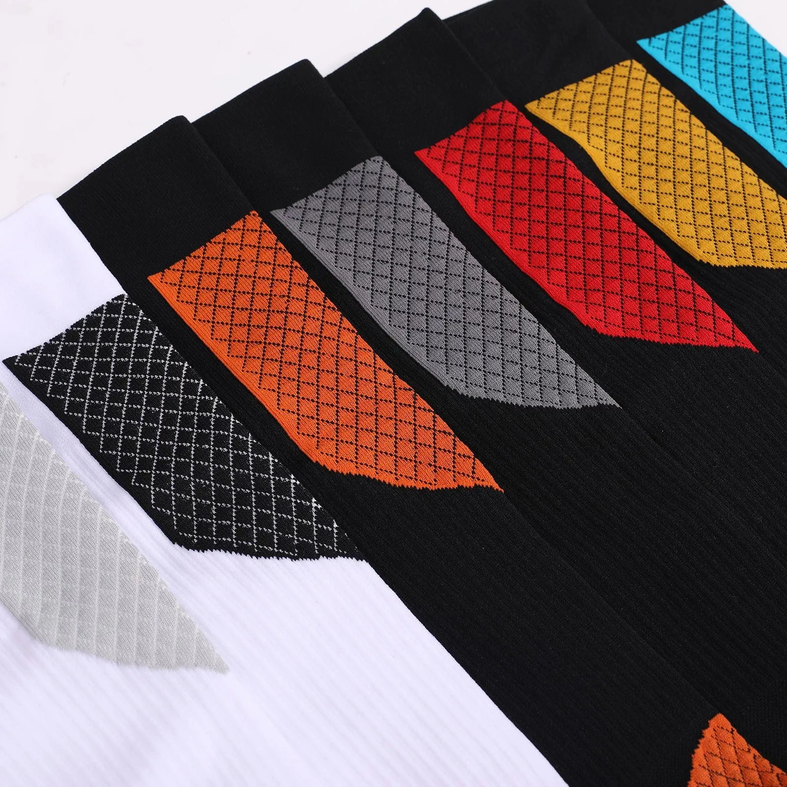 Compression Thickened Bottom Long Socks 5Pack