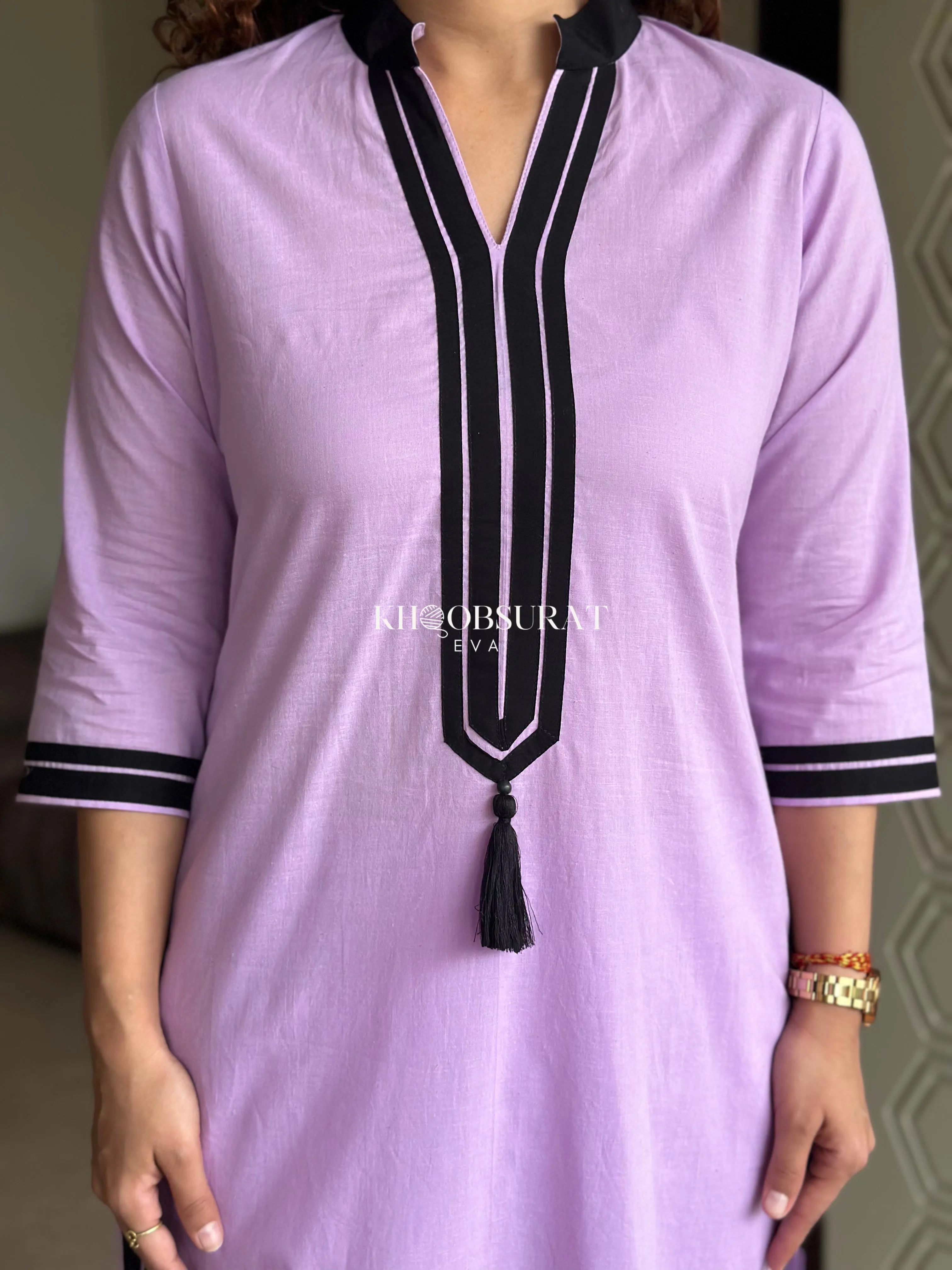 Cool Comfort Purple Kurta Set
