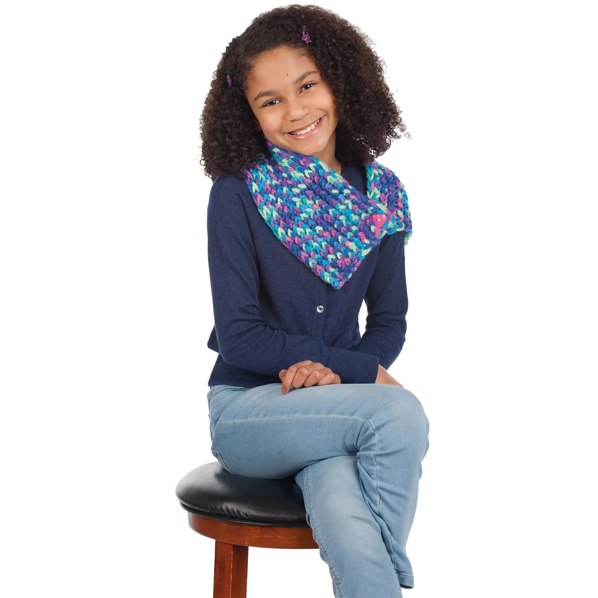 Creativity for Kids: Learn to Knit - Quick Knit Button Scarf
