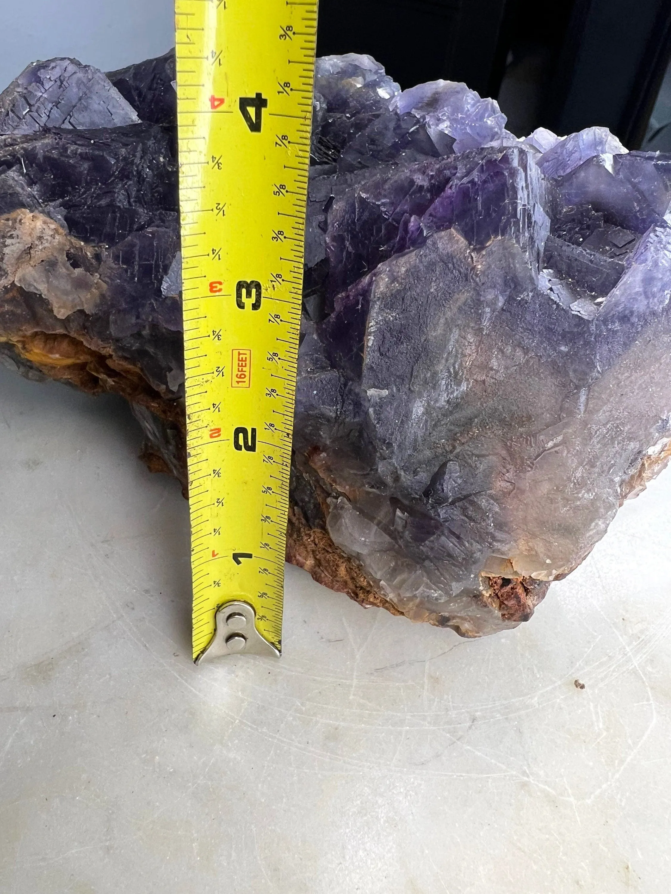 Cube purple fluorite 7 pounds 7oz