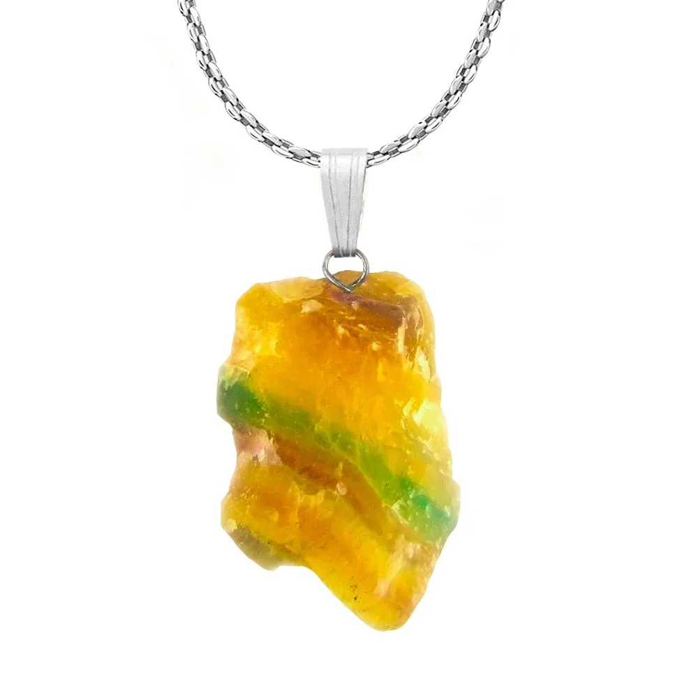 Fluorite Stone Pendant