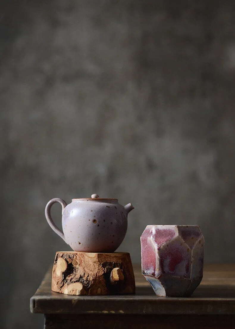Gohobi Handmade Purple Glazed Teapot