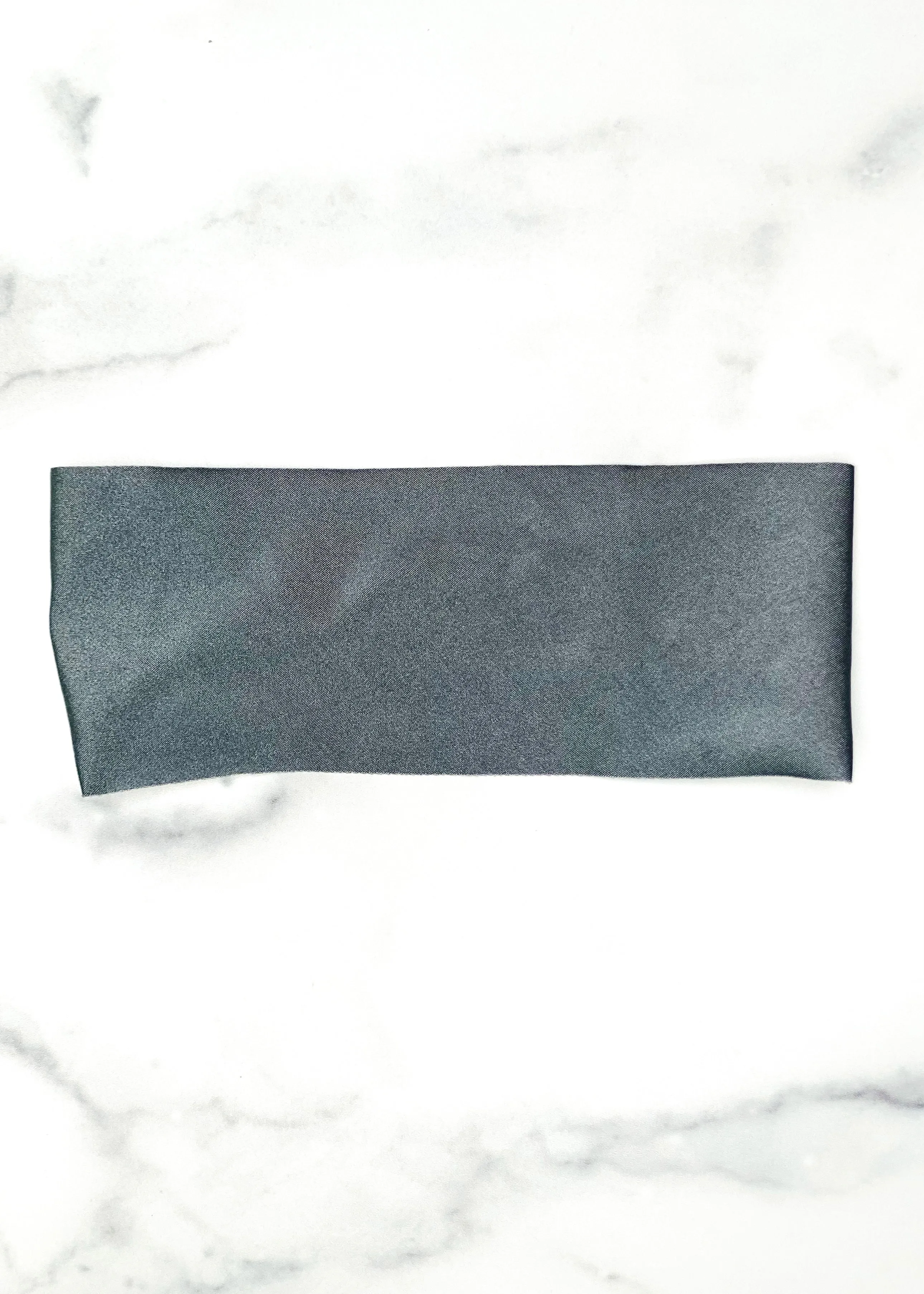 Hematite Silver Yoga Headband