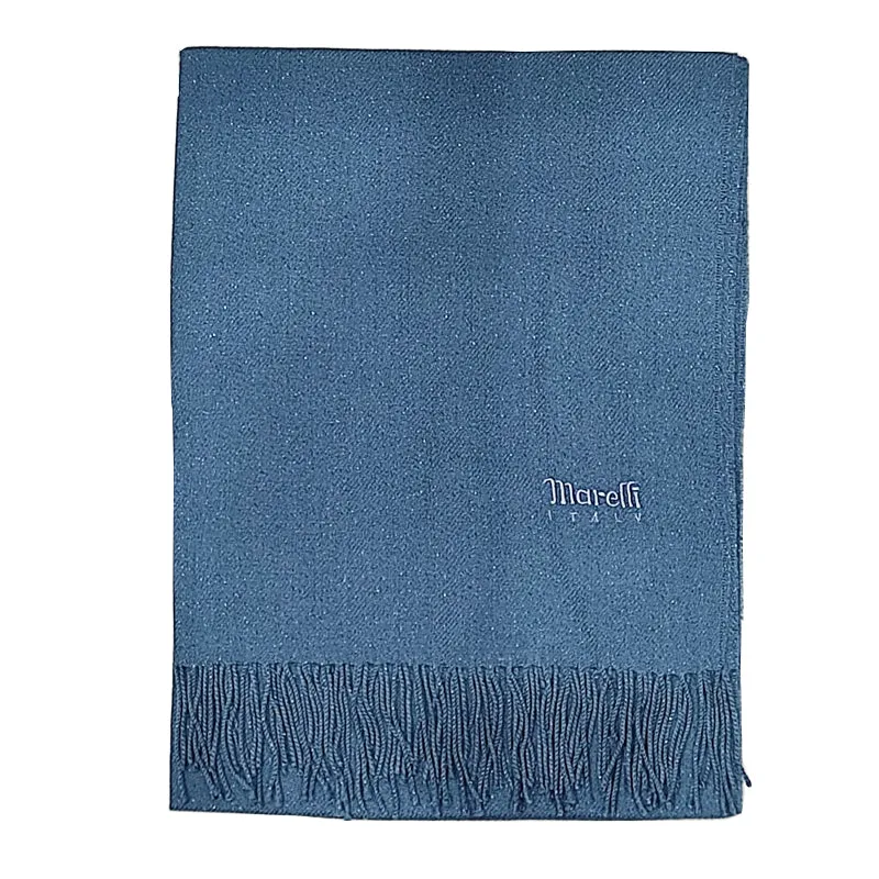 Marelli Scarf 復古純色羊毛閃耀圍巾
