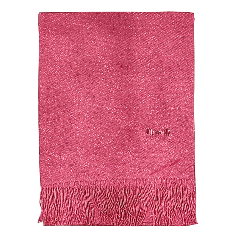 Marelli Scarf 復古純色羊毛閃耀圍巾