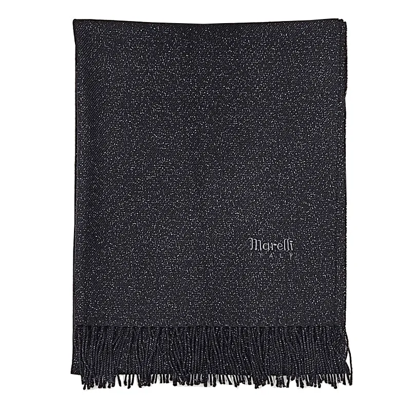 Marelli Scarf 復古純色羊毛閃耀圍巾