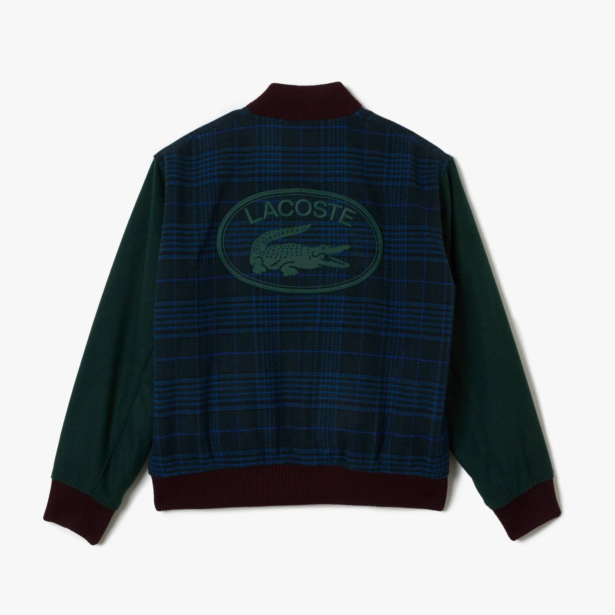 Men's Lacoste Branded Back Varsity Jacket