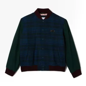 Men's Lacoste Branded Back Varsity Jacket