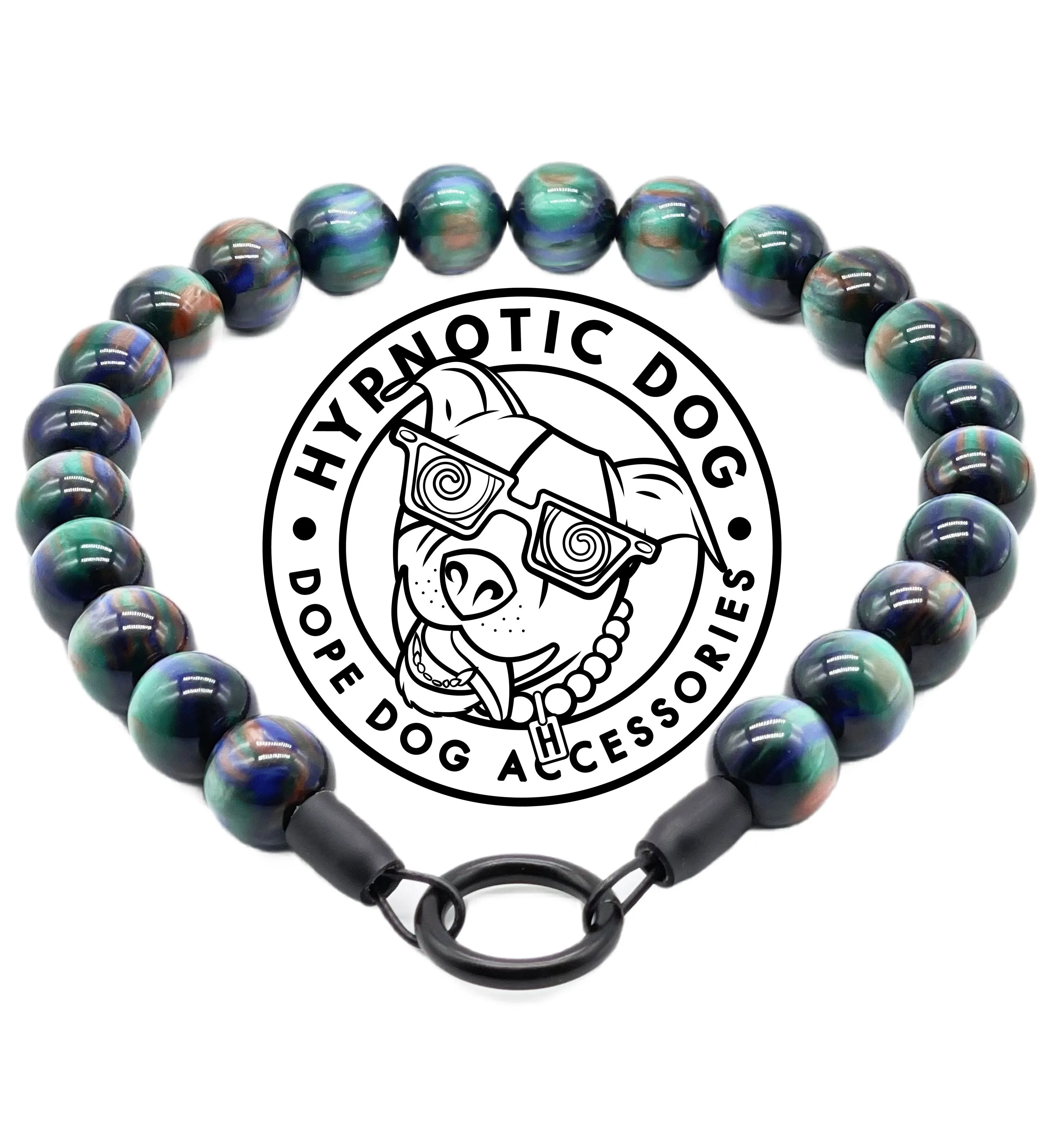 Northern Lights Resin Bead Collar