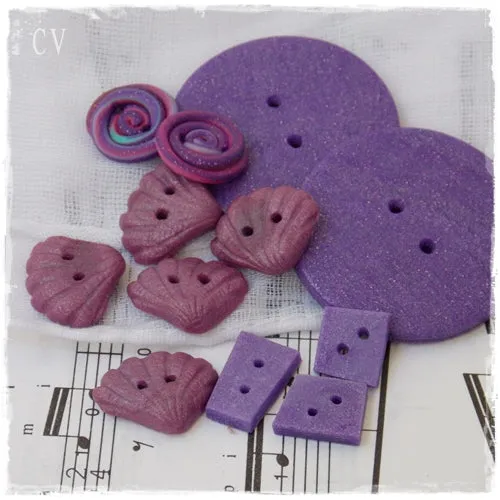 Oops: Purple Button Assortment
