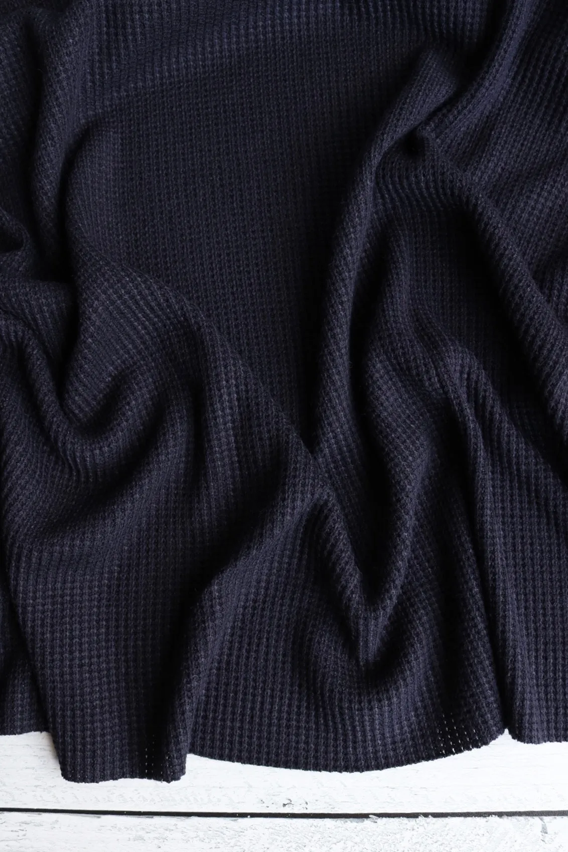 Peacoat {Navy} Banff Ultra Thick 1x1 Rib Sweater Knit