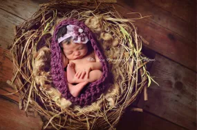 Plum Purple Chunky Baby Bowl
