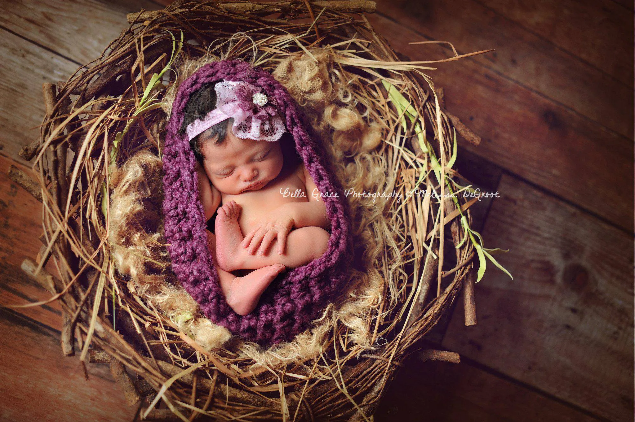 Plum Purple Chunky Baby Bowl