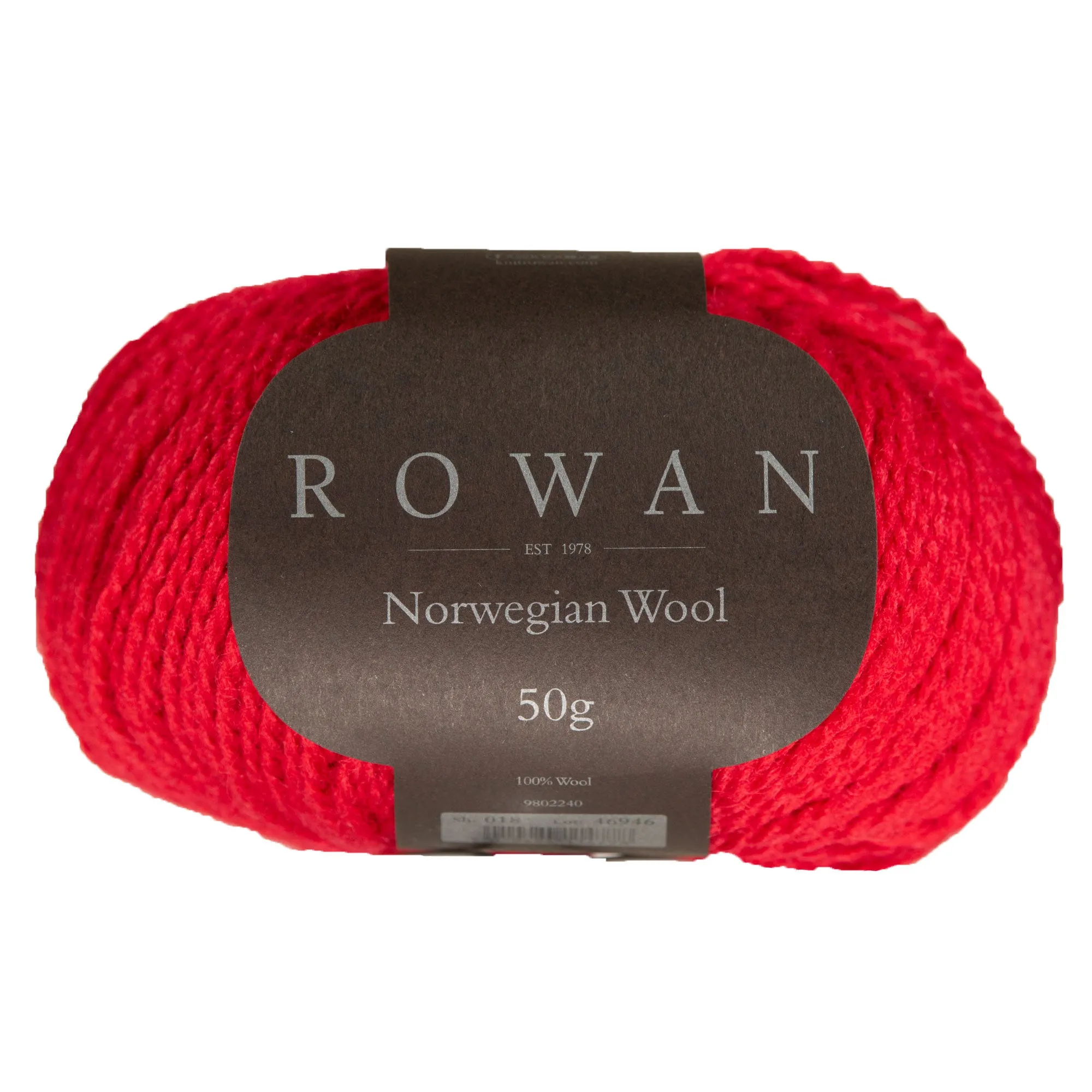 Rowan Norwegian Wool Yarn - 018 Ribbon Red
