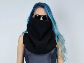 SC5 Black wool scarf