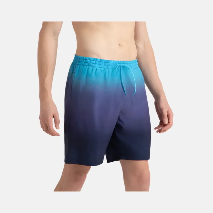 Speedo 4 Way Flex Essential Printed Men's Watershorts With Side Pockets - Peacoat/Hapuna Blue/Picton Blue