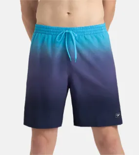 Speedo 4 Way Flex Essential Printed Men's Watershorts With Side Pockets - Peacoat/Hapuna Blue/Picton Blue