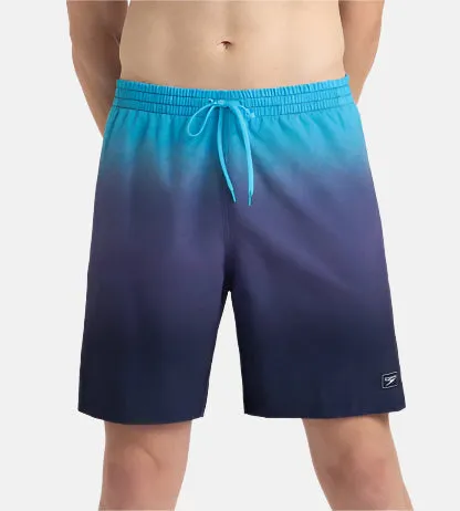 Speedo 4 Way Flex Essential Printed Men's Watershorts With Side Pockets - Peacoat/Hapuna Blue/Picton Blue