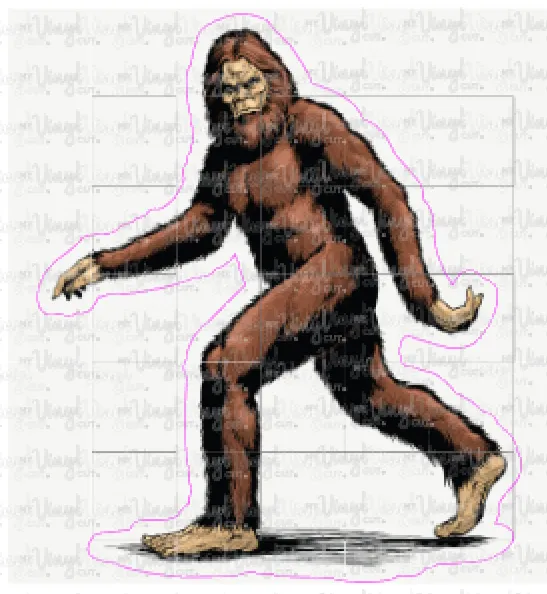 Sticker K12 Sasquatch Yeti Bigfoot Big Foot