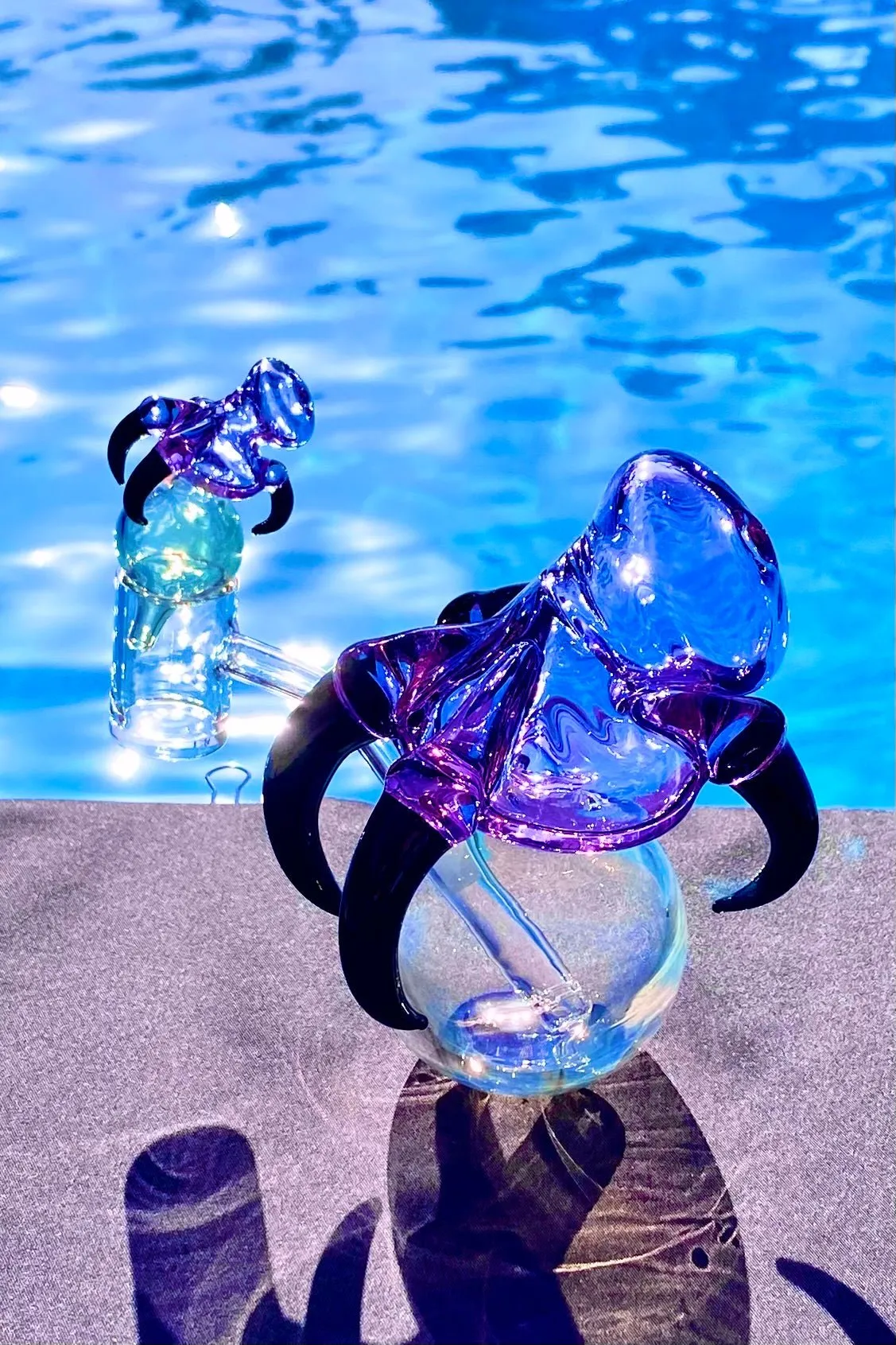 The Glass Cure - 5.25" Dragon Claw Bubbler (10MM Female) (270g)