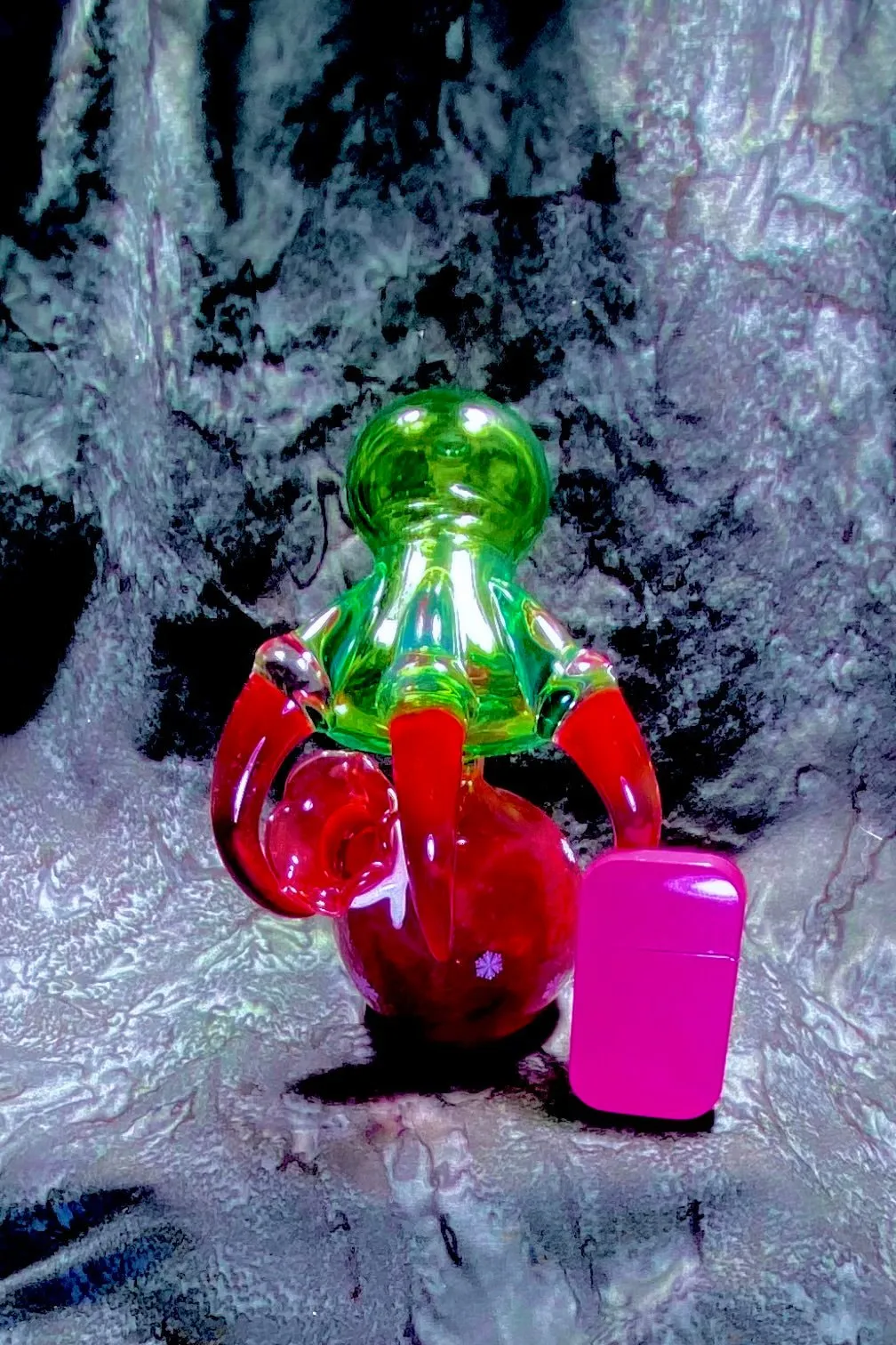 The Glass Cure - 5.25" Dragon Claw Bubbler (10MM Female) (270g)