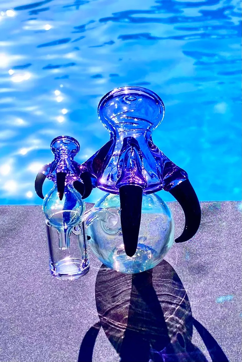 The Glass Cure - 5.25" Dragon Claw Bubbler (10MM Female) (270g)