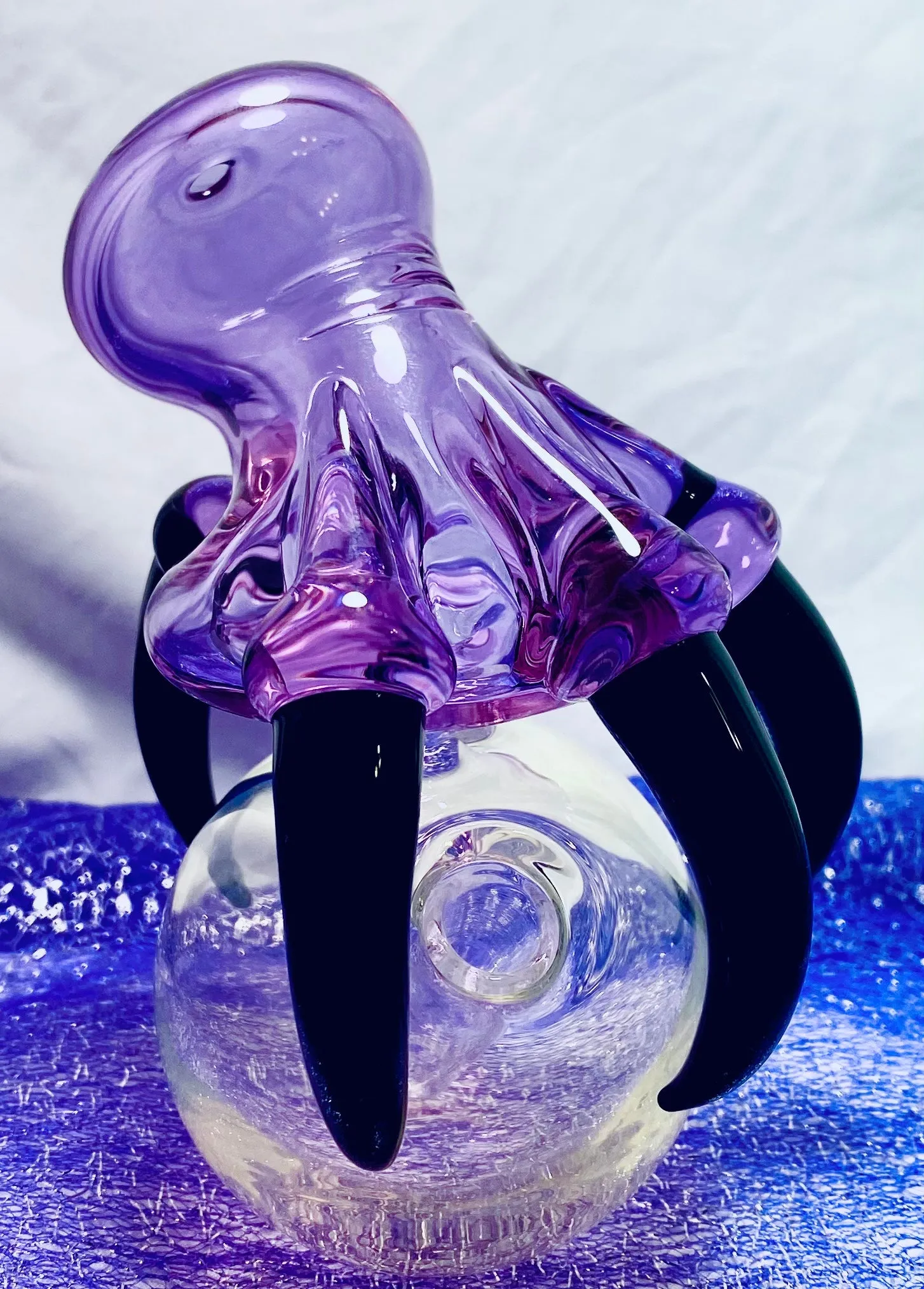 The Glass Cure - 5.25" Dragon Claw Bubbler (10MM Female) (270g)