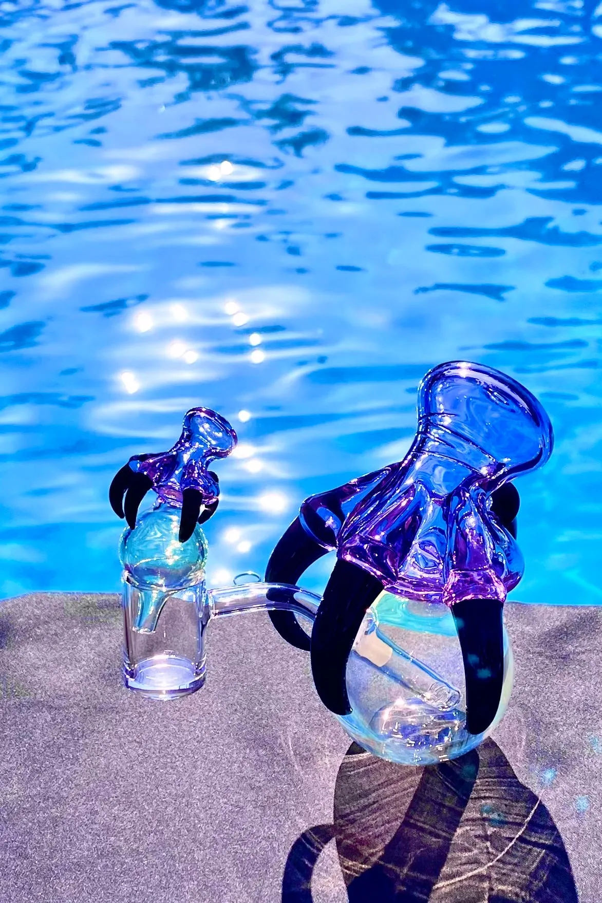 The Glass Cure - 5.25" Dragon Claw Bubbler (10MM Female) (270g)
