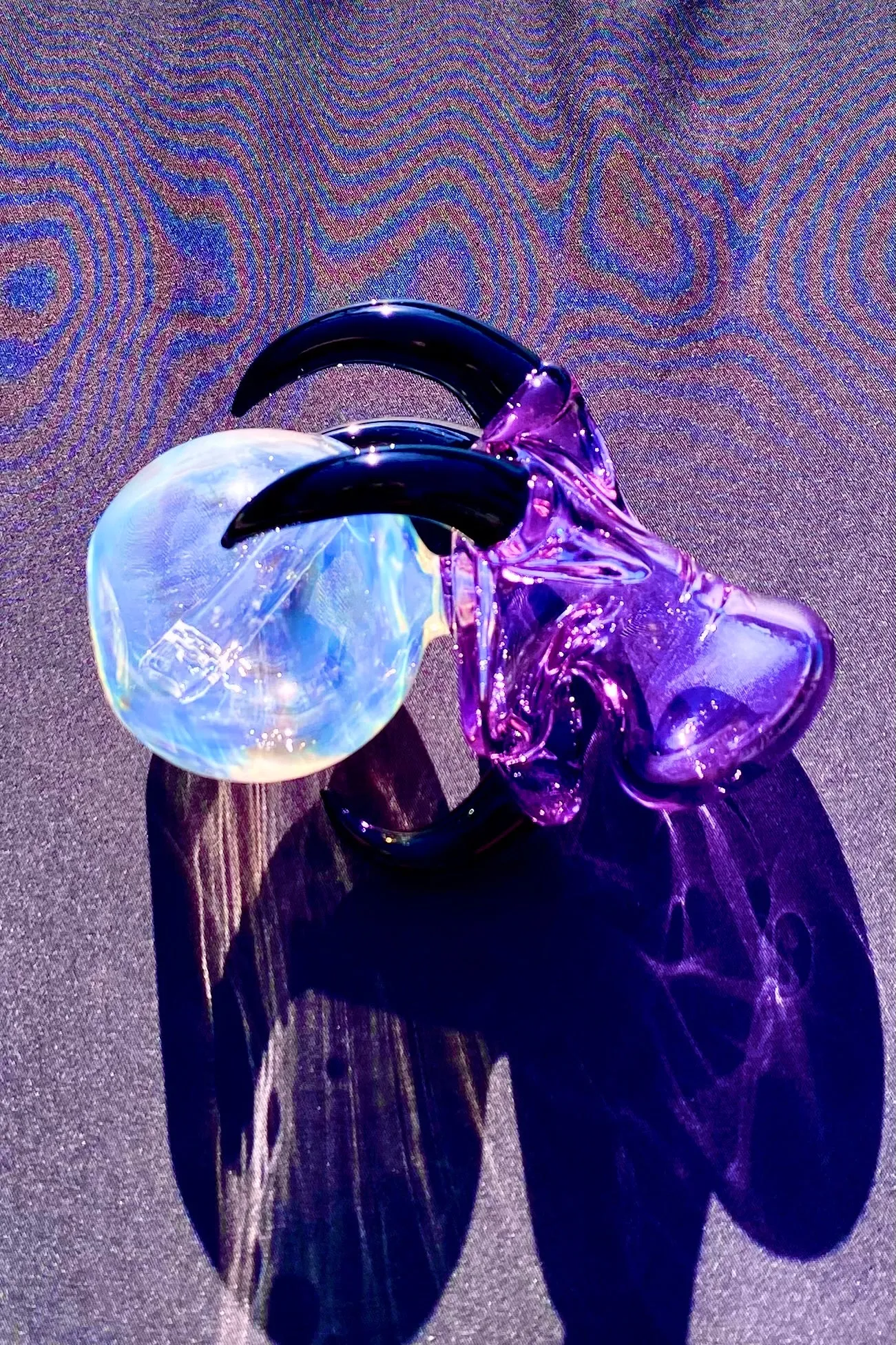 The Glass Cure - 5.25" Dragon Claw Bubbler (10MM Female) (270g)