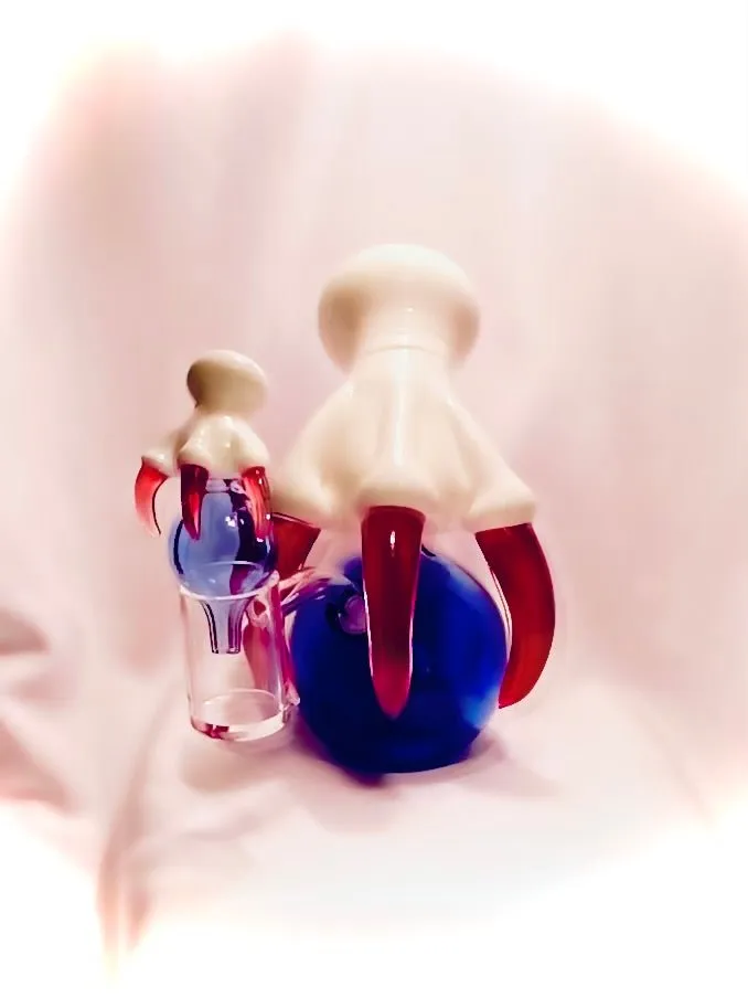 The Glass Cure - 5.25" Dragon Claw Bubbler (10MM Female) (270g)