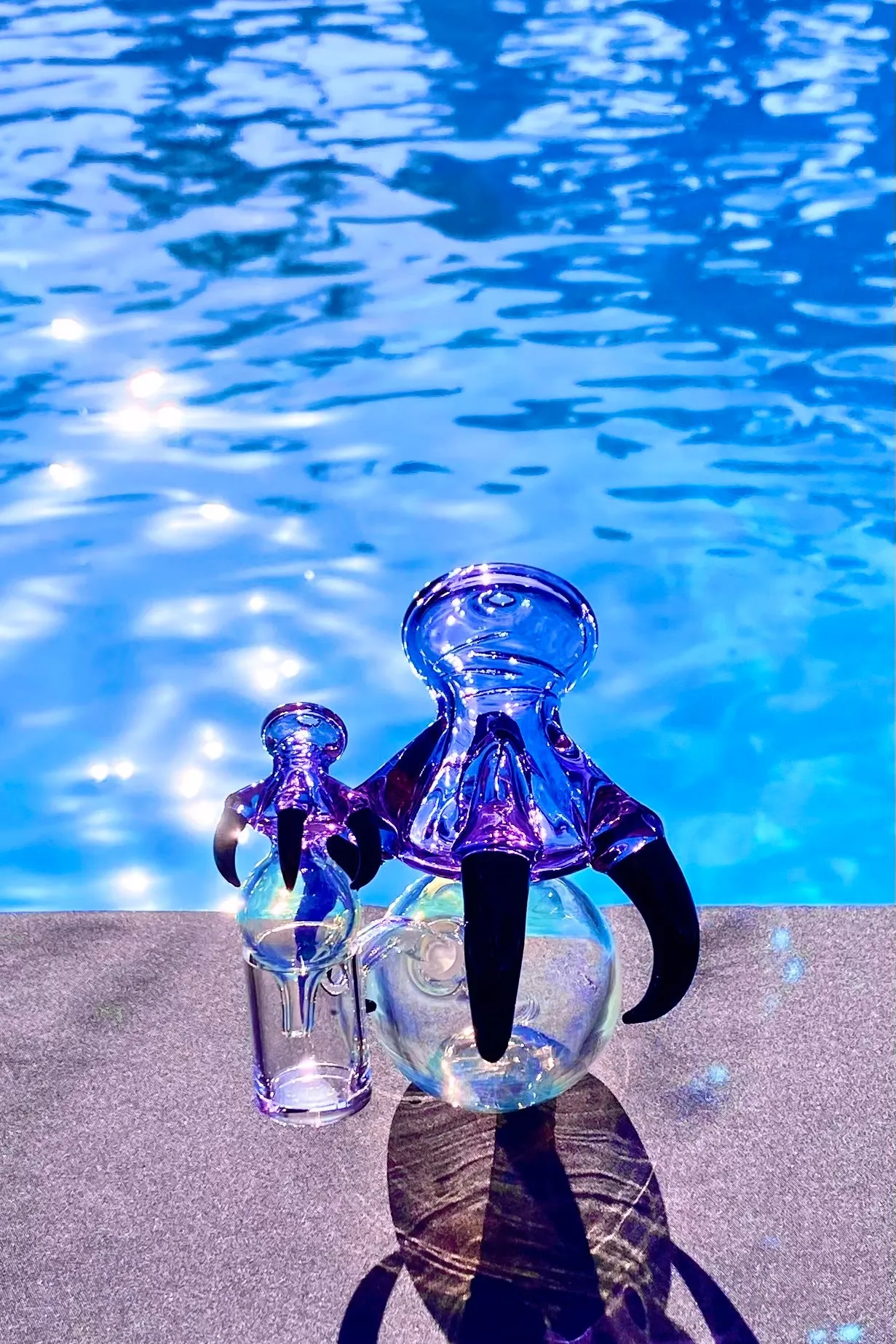 The Glass Cure - 5.25" Dragon Claw Bubbler (10MM Female) (270g)