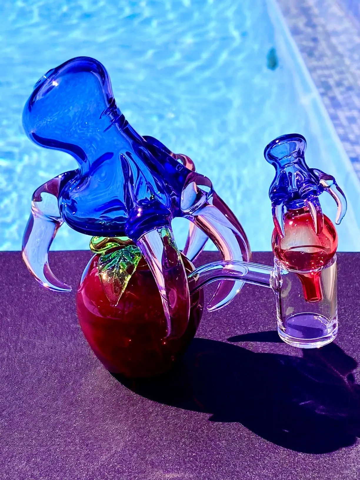 The Glass Cure - 5.25" Dragon Claw Bubbler (10MM Female) (270g)