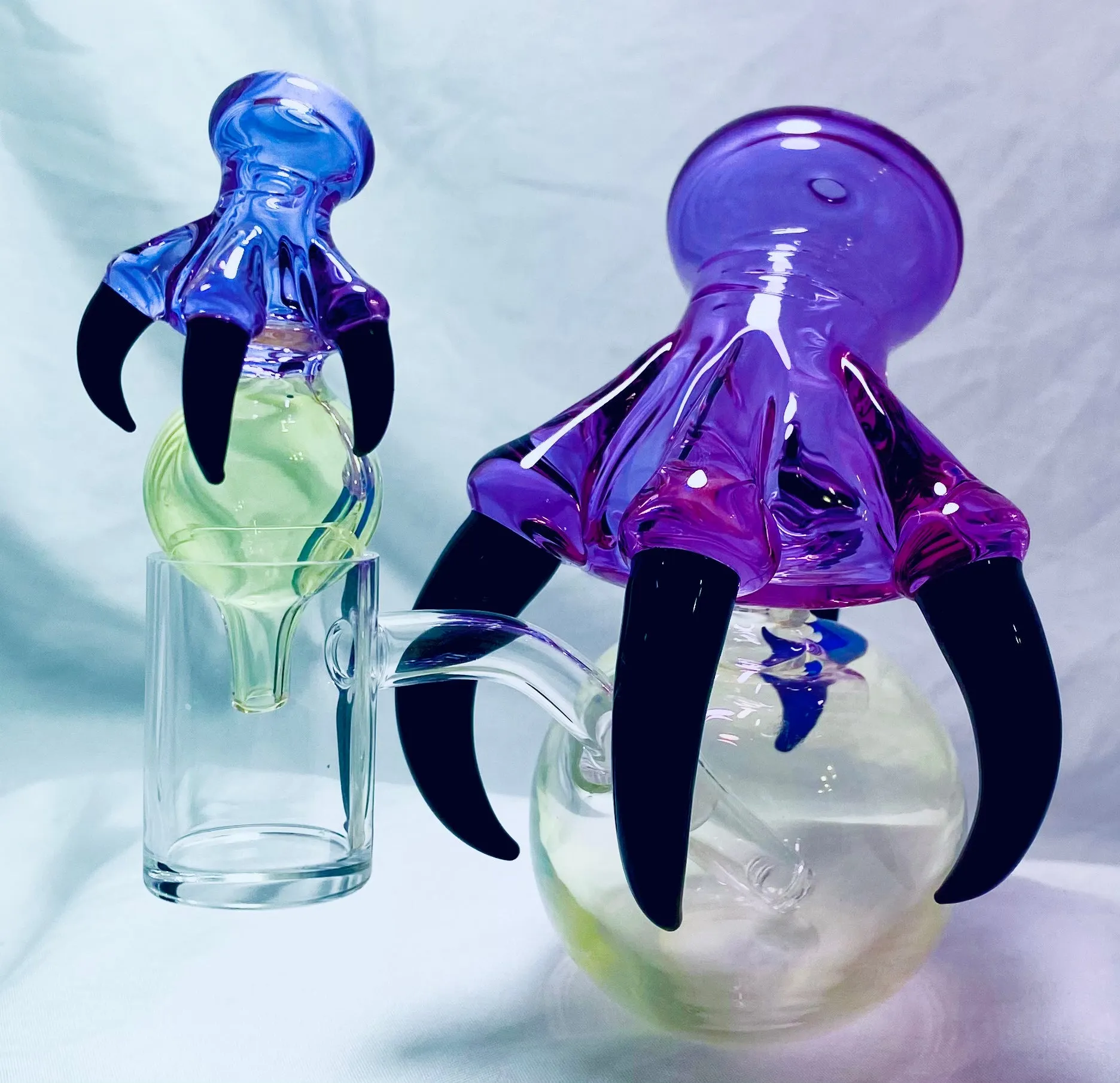 The Glass Cure - 5.25" Dragon Claw Bubbler (10MM Female) (270g)
