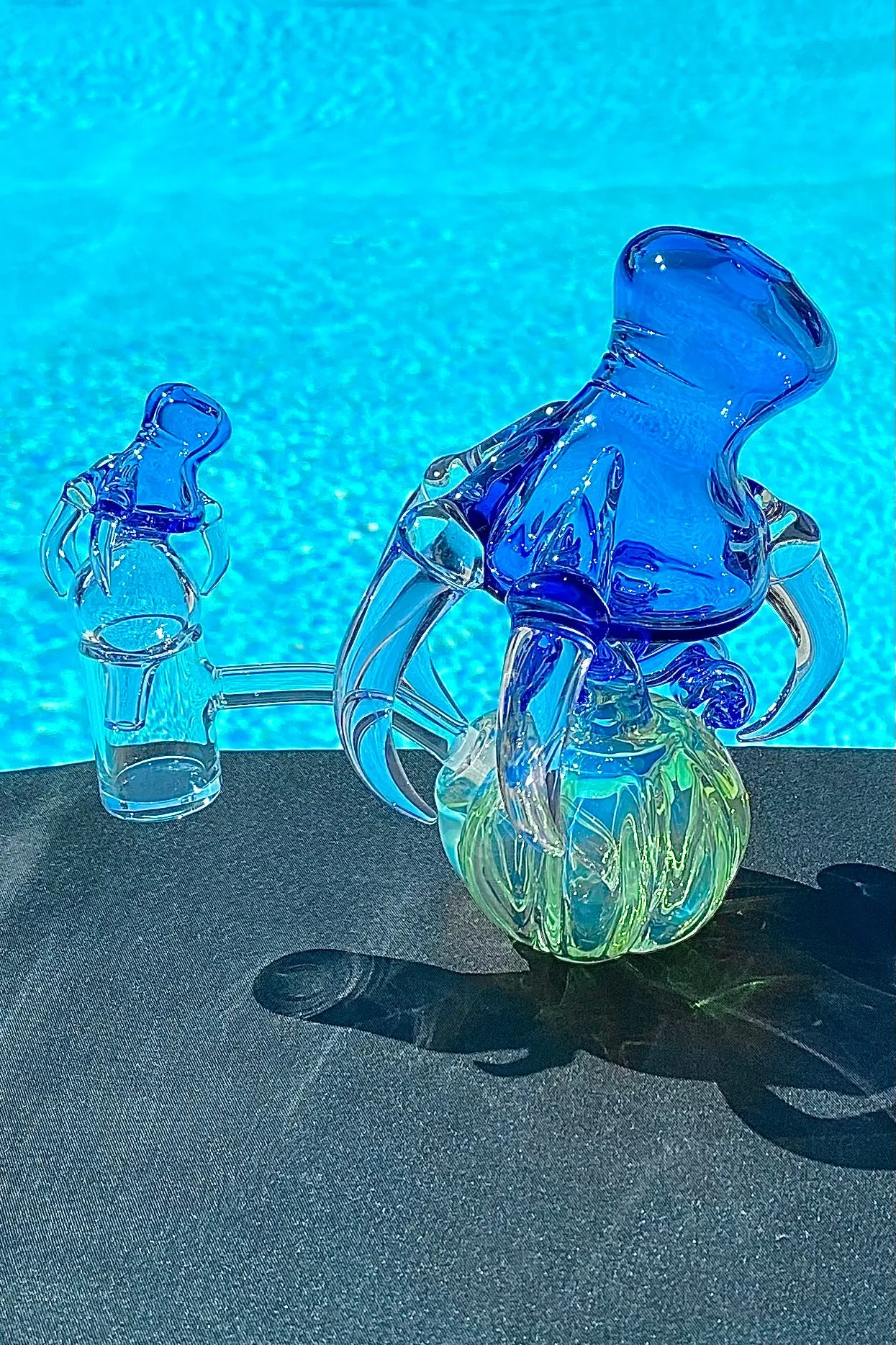 The Glass Cure - 5.25" Dragon Claw Bubbler (10MM Female) (270g)