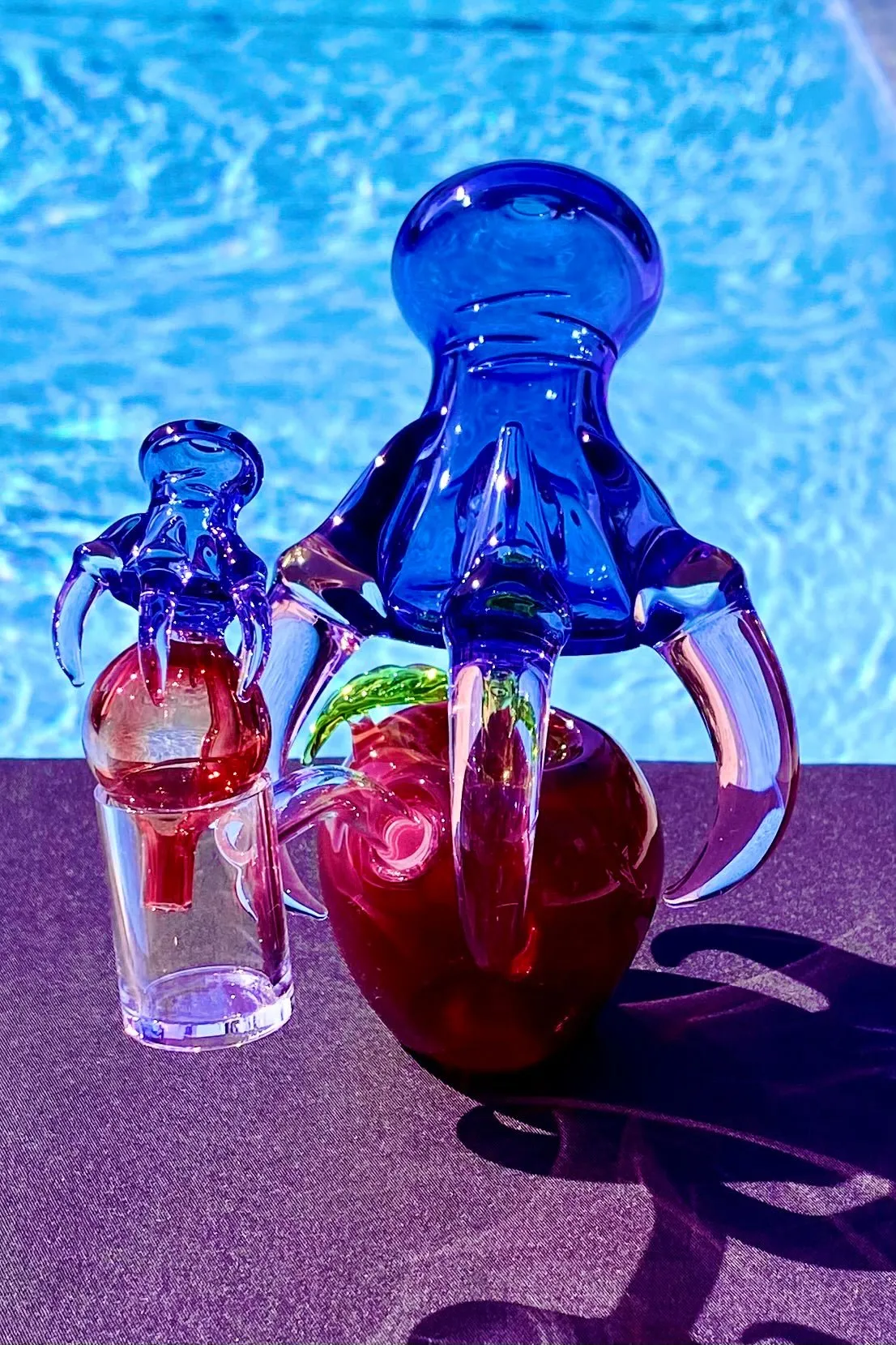 The Glass Cure - 5.25" Dragon Claw Bubbler (10MM Female) (270g)