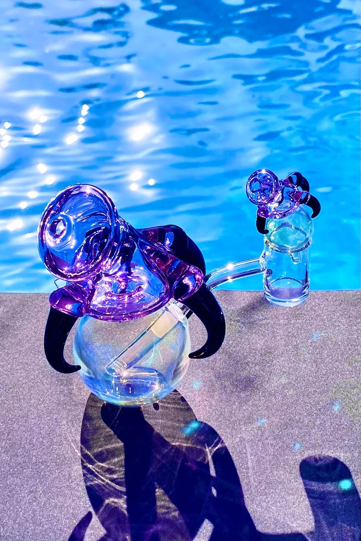 The Glass Cure - 5.25" Dragon Claw Bubbler (10MM Female) (270g)