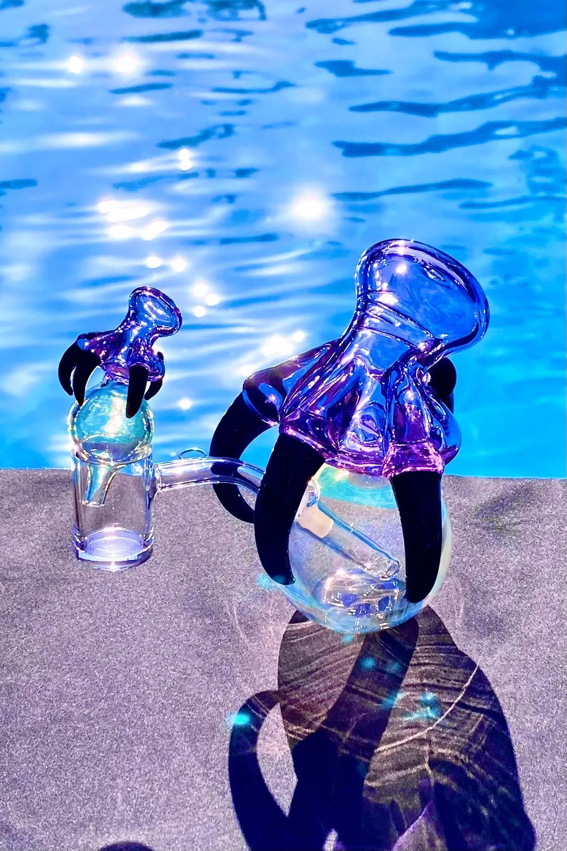 The Glass Cure - 5.25" Dragon Claw Bubbler (10MM Female) (270g)