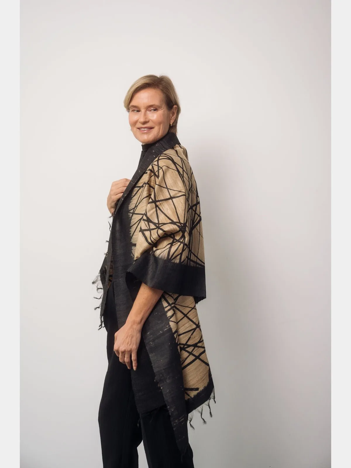 Tussar Silk Scarf Isa