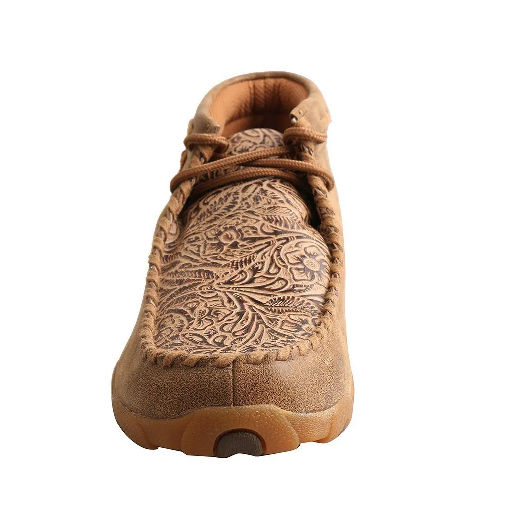 Twisted X Women's - 4" Tan Print Leather Moc Chukka